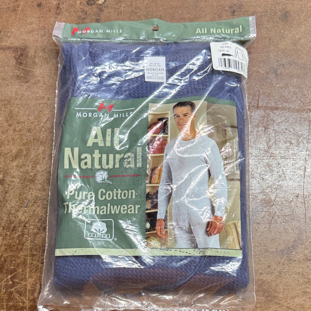 Morgan Mills All Natural Cotton Thermalwear XXL 2XL